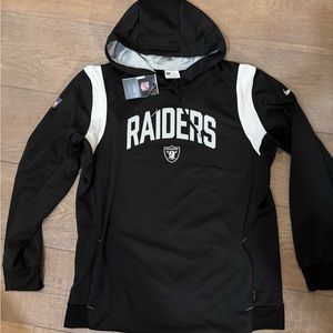 Las Vegas Raiders Nike Sideline Athletic Stack Performance Pullover Hoodie